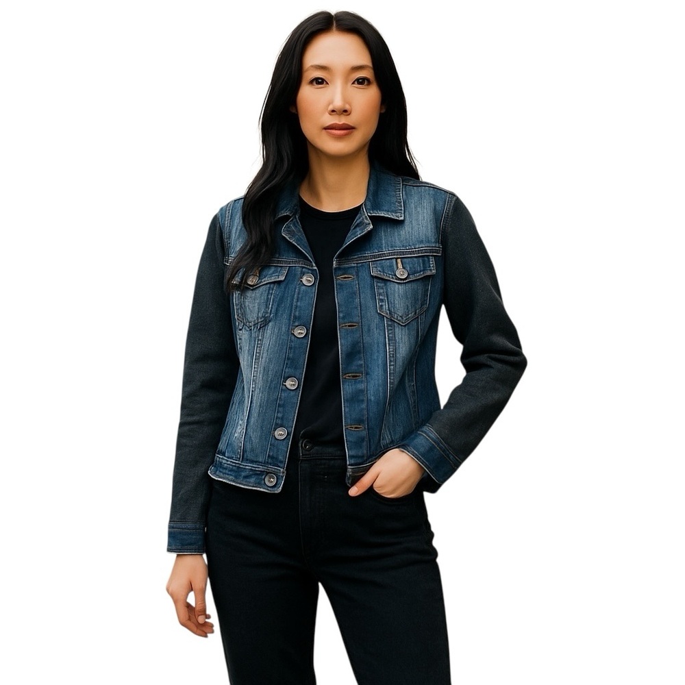 SILVER JEANS Women’s Jean & Wool Jacket L